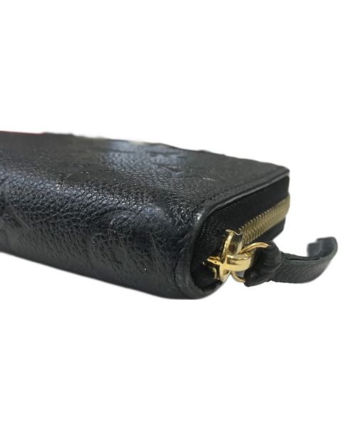 LOUIS VUITTON（ルイ ヴィトン）LOUIS VUITTON (ルイ ヴィトン) ポルトフォイユ・クレマンス モノグラム･アンプラント ノワールの古着・服飾アイテム