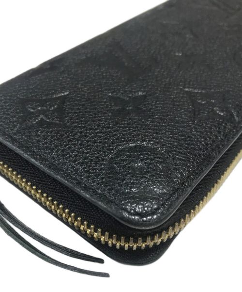 LOUIS VUITTON（ルイ ヴィトン）LOUIS VUITTON (ルイ ヴィトン) ポルトフォイユ・クレマンス モノグラム･アンプラント ノワールの古着・服飾アイテム