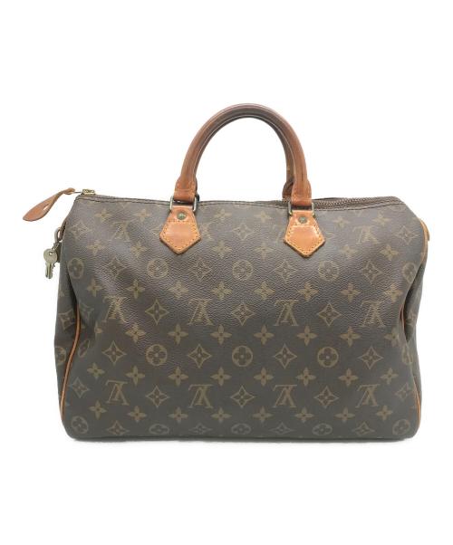 LOUIS VUITTON（ルイ ヴィトン）LOUIS VUITTON (ルイ ヴィトン) ハンドバッグ スピーディ30 ブラウン×ベージュの古着・服飾アイテム