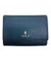 FURLA（フルラ）の古着「コンパクトウォレット」｜ネイビー×ブラウン