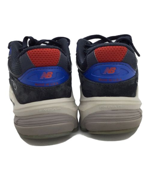NEW BALANCE（ニューバランス）NEW BALANCE (ニューバランス) KITH (キス) スニーカー ネイビー×レッド サイズ:25.5の古着・服飾アイテム