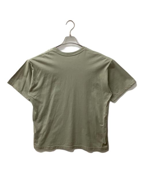 NEIGHBORHOOD（ネイバーフッド）NEIGHBORHOOD (ネイバーフッド) ロゴプントTシャツ グリーン×ブラック サイズ:Lの古着・服飾アイテム