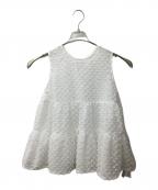 TORRAZZO DONNAトラッゾドンナ）の古着「6244-541　wayドットティアードトップス」｜ホワイト