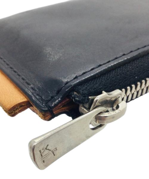 HENDER SCHEME（エンダースキーマ）HENDER SCHEME (エンダースキーマ) レザーL字ジップウォレット ブラックの古着・服飾アイテム