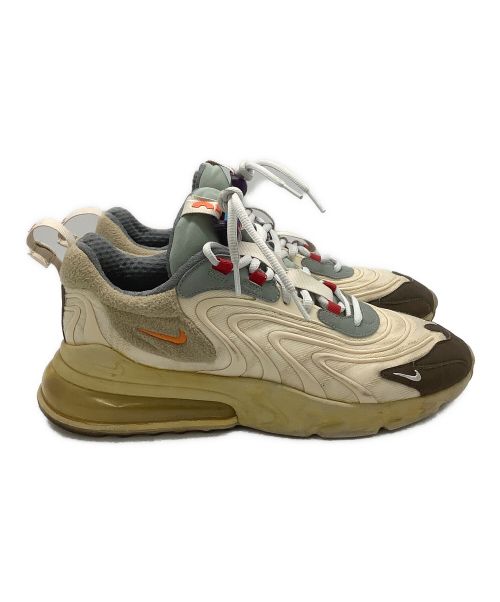 NIKE（ナイキ）NIKE (ナイキ) Travis Scott (トラヴィス スコット) AIR MAX 270 CACTUS TRAILS ベージュ×グレー サイズ:28の古着・服飾アイテム
