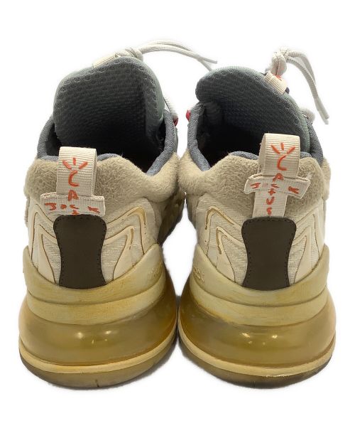 NIKE（ナイキ）NIKE (ナイキ) Travis Scott (トラヴィス スコット) AIR MAX 270 CACTUS TRAILS ベージュ×グレー サイズ:28の古着・服飾アイテム