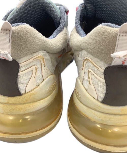 NIKE（ナイキ）NIKE (ナイキ) Travis Scott (トラヴィス スコット) AIR MAX 270 CACTUS TRAILS ベージュ×グレー サイズ:28の古着・服飾アイテム