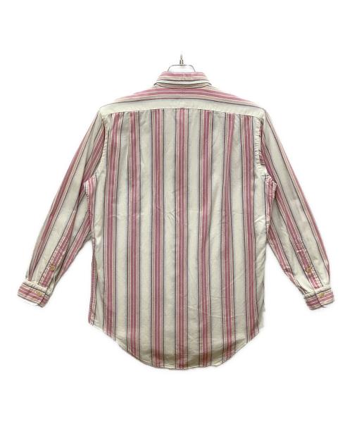 POLO COUNTRY（ポロカントリー）POLO COUNTRY (ポロカントリー) 90s マルチストライプシャツ ピンク×ホワイト サイズ:Mの古着・服飾アイテム