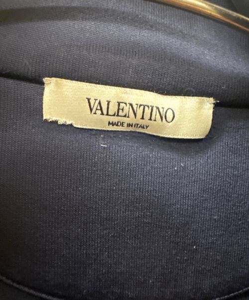 VALENTINO（ヴァレンティノ）VALENTINO (ヴァレンティノ) ロゴトラックジャケット ネイビー サイズ:Mの古着・服飾アイテム