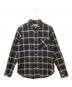 Barbour（バブアー）の古着「2002242　ネルシャツ」｜ブラック×ベージュ