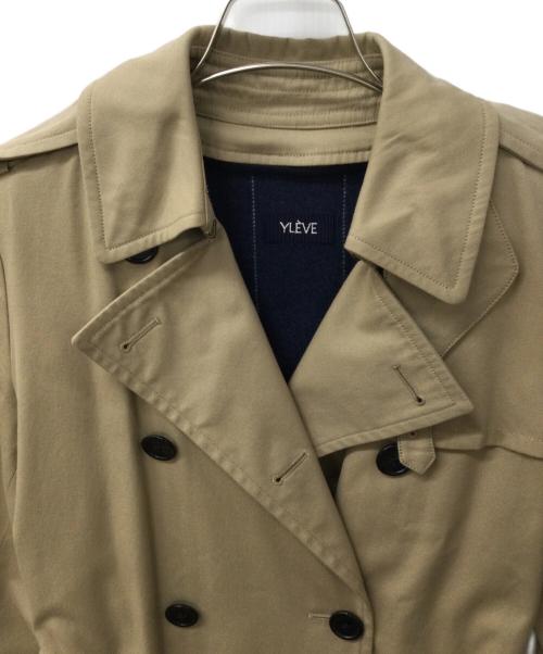 YLEVE（イレーヴ）YLEVE (イレーヴ) 168-9110001　ライナー付きトレンチコート ベージュの古着・服飾アイテム