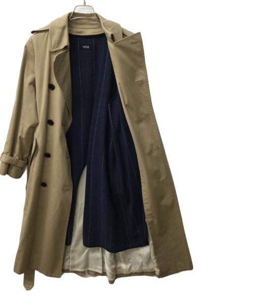 YLEVE（イレーヴ）YLEVE (イレーヴ) 168-9110001　ライナー付きトレンチコート ベージュの古着・服飾アイテム