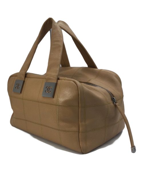 CHANEL（シャネル）CHANEL (シャネル) ミニボストンバッグ ベージュの古着・服飾アイテム