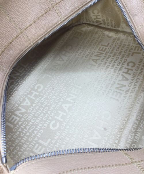 CHANEL（シャネル）CHANEL (シャネル) ミニボストンバッグ ベージュの古着・服飾アイテム