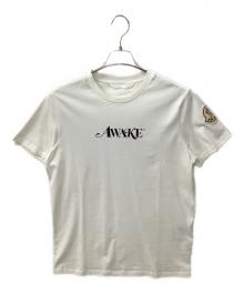MONCLER×AWAKE（モンクレール×アウェイク）の古着「F10928C70810 V8141　Tシャツ」｜ホワイト×ブラック