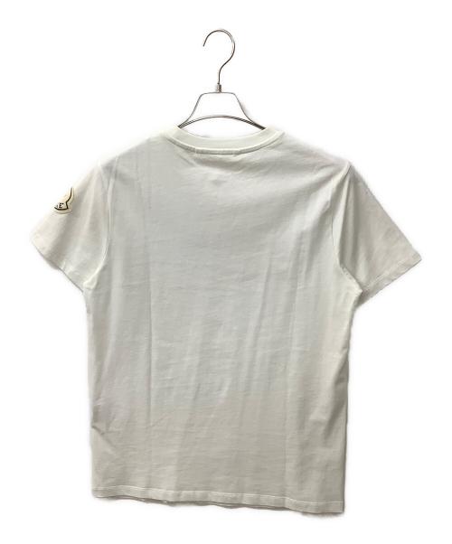 MONCLER（モンクレール）MONCLER (モンクレール) AWAKE (アウェイク) F10928C70810 V8141　Tシャツ ホワイト×ブラック サイズ:Sの古着・服飾アイテム