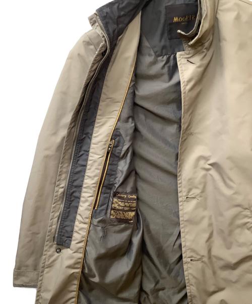 MOORER（ムーレー）MOORER (ムーレー) ポリエステル シングル ハーフコート ベージュ サイズ:44の古着・服飾アイテム