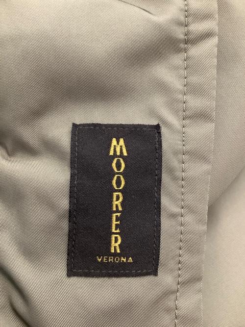 MOORER（ムーレー）MOORER (ムーレー) ポリエステル シングル ハーフコート ベージュ サイズ:44の古着・服飾アイテム
