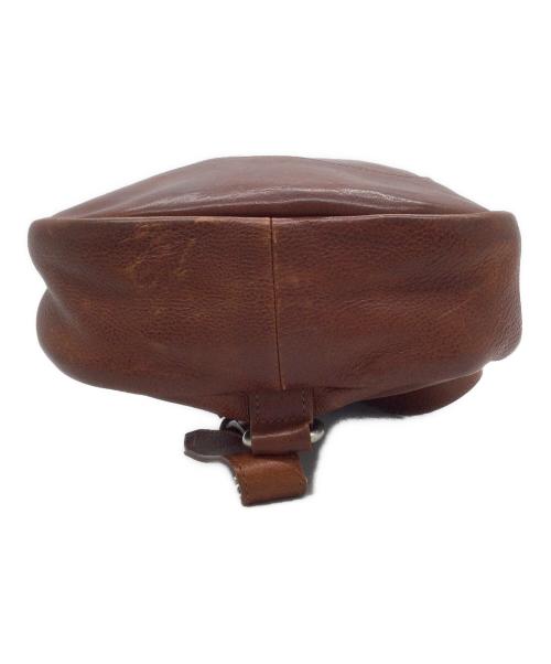 IL BISONTE（イル ビゾンテ）IL BISONTE (イル ビゾンテ) レザーボディーバッグ ブラウンの古着・服飾アイテム