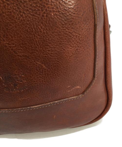 IL BISONTE（イル ビゾンテ）IL BISONTE (イル ビゾンテ) レザーボディーバッグ ブラウンの古着・服飾アイテム