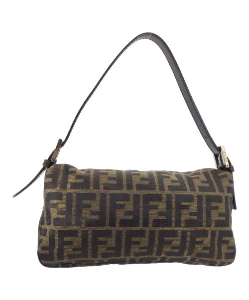 FENDI（フェンディ）FENDI (フェンディ) ズッカ マンマバケット セミショルダーバッグ ブラウンの古着・服飾アイテム