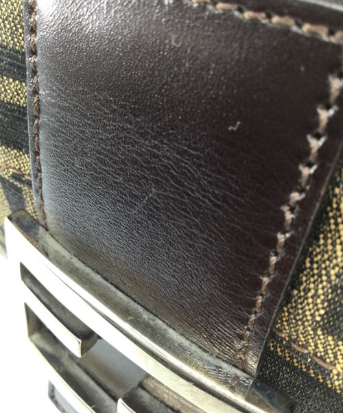 FENDI（フェンディ）FENDI (フェンディ) ズッカ マンマバケット セミショルダーバッグ ブラウンの古着・服飾アイテム