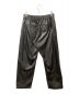 N.HOOLYWOOD (エヌ ハリウッド) フェイクレザーパンツ ブラック サイズ:38：15000円