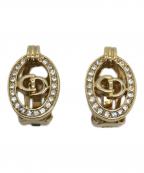 Christian Diorクリスチャン ディオール）の古着「オーバルゴドロンイヤリング」