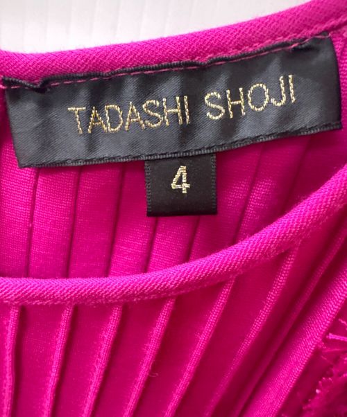 TADASHI SHOJI（タダシ ショージ）TADASHI SHOJI (タダシ ショージ) ドレスワンピース ショッキングピンク サイズ:XLの古着・服飾アイテム