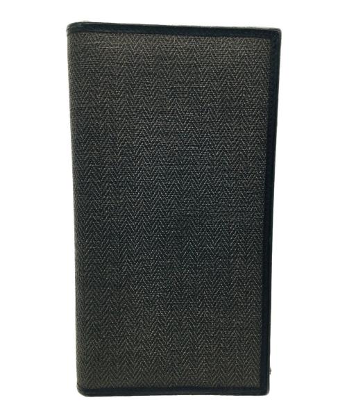 BVLGARI（ブルガリ）BVLGARI (ブルガリ) 長財布 ブラック×グレーの古着・服飾アイテム