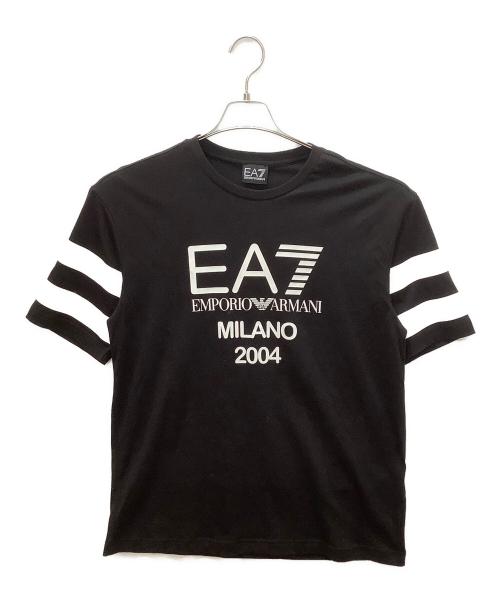 EA7（イーエーセブン）EA7 (イーエーセブン) 半袖Tシャツ ブラック サイズ:Mの古着・服飾アイテム
