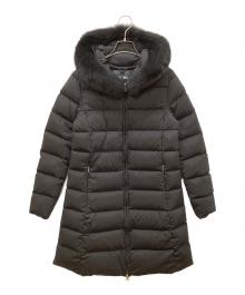 DUVETICA（デュベティカ）の古着「192-D8120009N00-11980-FK　フォックスファーロングダウンコート」｜ブラック