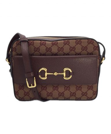 中古・古着通販】GUCCI (グッチ) GGキャンバス ホースビット1955