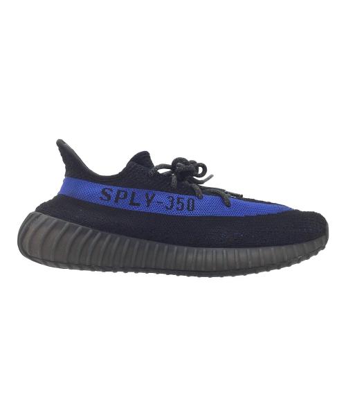 adidas（アディダス）adidas (アディダス) YEEZY Boost 350V2 ブラック×ブルー サイズ:US9、UK8 1/2、FR42 2/3、JP270、CHN265の古着・服飾アイテム