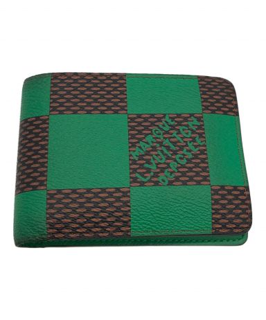 ルイヴィトン ポルトフォイユ・ミュルティプル 二つ折り財布 ダミエ P55 LOUIS VUITTON（ルイ・ヴィトン） 並行輸入 2つ折り財布 ダミエ