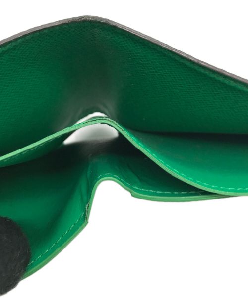 LOUIS VUITTON（ルイ ヴィトン）LOUIS VUITTON (ルイ ヴィトン) 2つ折り財布 	ダミエポップキャンバス ポルトフォイユ ミュルティプル グリーン×ブラウンの古着・服飾アイテム