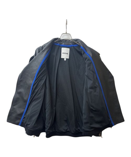 KOCHE（コシェ）KOCHE (コシェ) ダブルライダースレザージャケット ブラック サイズ:SIZE42の古着・服飾アイテム