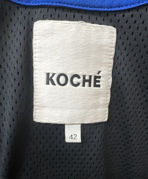 KOCHE（コシェ）KOCHE (コシェ) ダブルライダースレザージャケット ブラック サイズ:SIZE42の古着・服飾アイテム