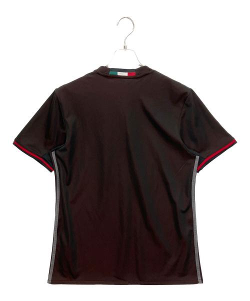 adidas（アディダス）adidas (アディダス) AP7964　ゲームシャツ レッド×ブラック サイズ:Sの古着・服飾アイテム