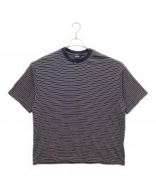 EVCON（エビコン）の古着「BORDER WIDE S/S TEE」｜ネイビー×ホワイト
