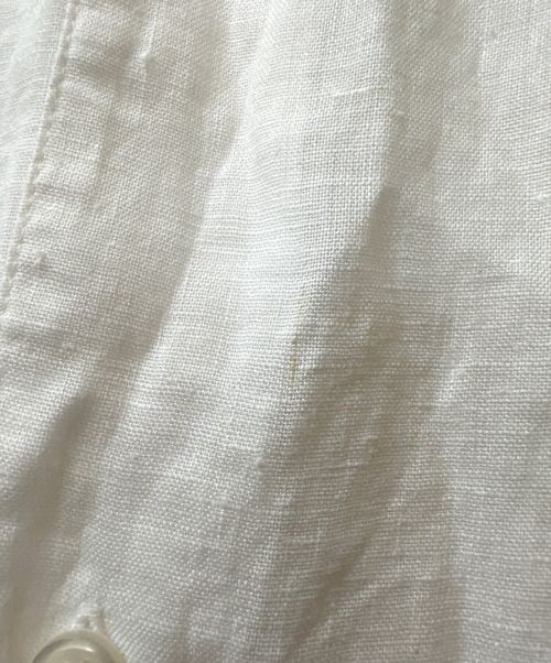 SUPREME（シュプリーム）Supreme (シュプリーム) Mesh Panel Linen S/S SHIRT 24ss ホワイト サイズ:XXLの古着・服飾アイテム