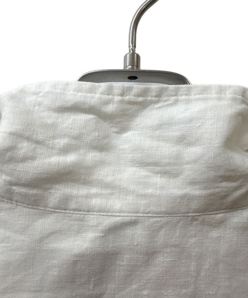 SUPREME（シュプリーム）Supreme (シュプリーム) Mesh Panel Linen S/S SHIRT 24ss ホワイト サイズ:XXLの古着・服飾アイテム