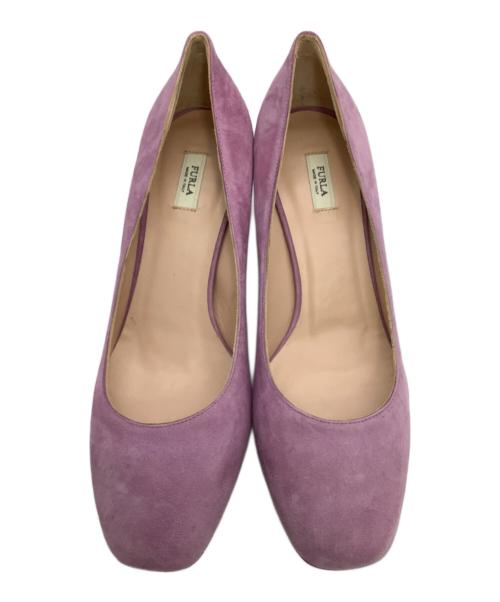 FURLA（フルラ）FURLA (フルラ) スウェードパンプス ピンク サイズ:36の古着・服飾アイテム