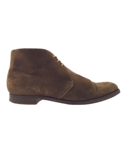 Crockett & Jones（クロケット＆ジョーンズ）Crockett & Jones (クロケット＆ジョーンズ) チャッカーブーツ ブラウン サイズ:8 1/2の古着・服飾アイテム
