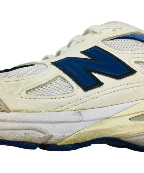 NEW BALANCE（ニューバランス）NEW BALANCE (ニューバランス) M990WB3 ホワイト×ブルー サイズ:US10、UK09 1/2、EU44、CM28の古着・服飾アイテム