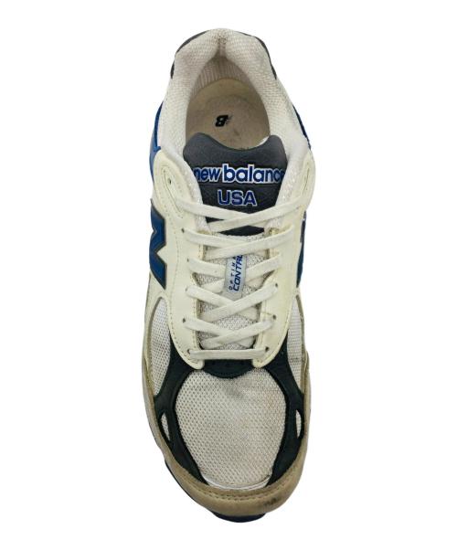 NEW BALANCE（ニューバランス）NEW BALANCE (ニューバランス) M990WB3 ホワイト×ブルー サイズ:US10、UK09 1/2、EU44、CM28の古着・服飾アイテム