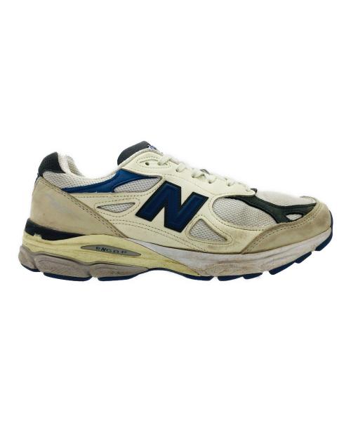 NEW BALANCE（ニューバランス）NEW BALANCE (ニューバランス) M990WB3 ホワイト×ブルー サイズ:US10、UK09 1/2、EU44、CM28の古着・服飾アイテム
