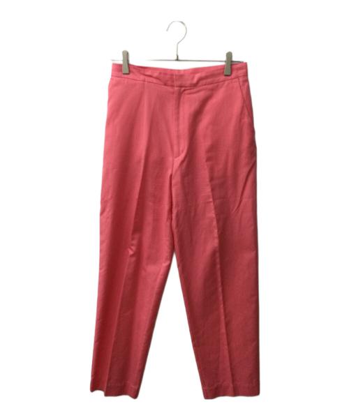 YORI（ヨリ）YORI (ヨリ) YR1922-062SM　トラウザーパンツ ショッキングピンク サイズ:38の古着・服飾アイテム