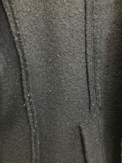 DIESEL（ディーゼル）DIESEL (ディーゼル) 襟ボアウールコート ブラック サイズ:記載無しの古着・服飾アイテム