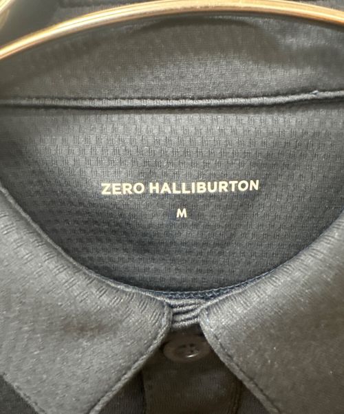 ZERO HALLIBURTON（ゼロ ハリバートン）ZERO HALLIBURTON (ゼロハリバートン) CARAT Polo Shirts with Collor Band ネイビー サイズ:Ｍ 未使用品の古着・服飾アイテム